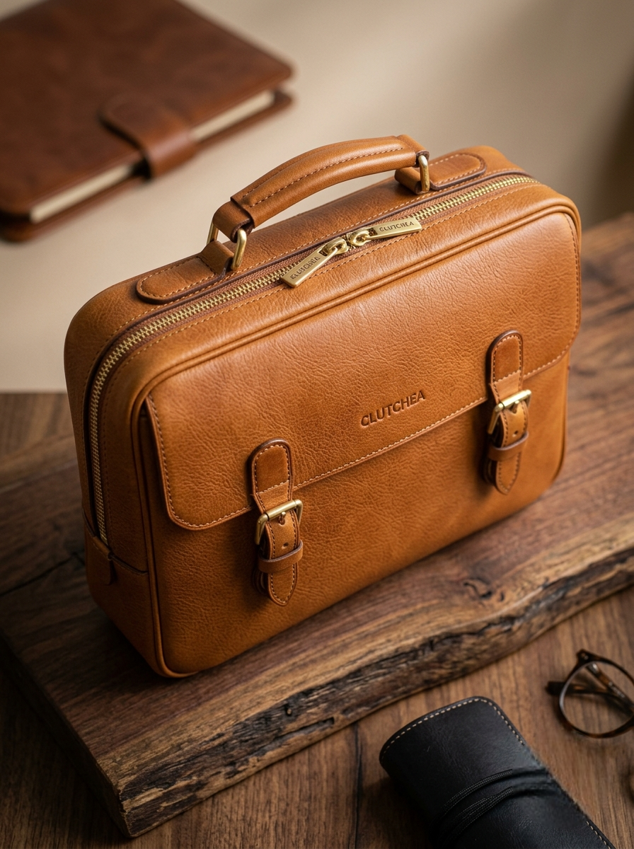 Leather Office Bag - view 5
