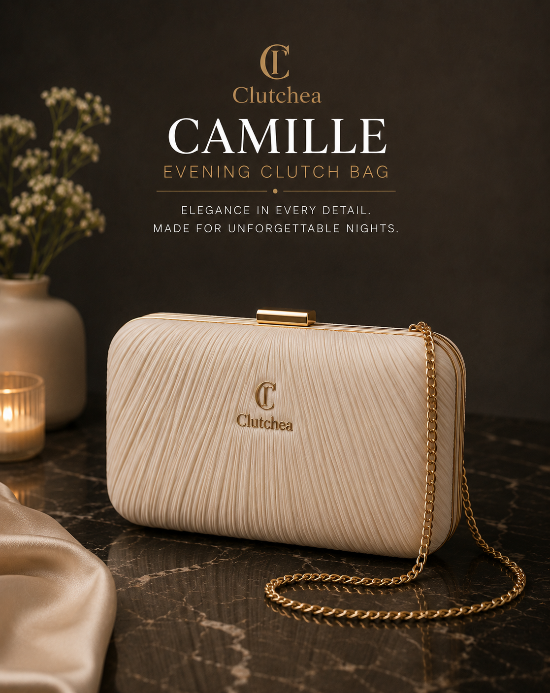 Camille Evening Clutch Bag - view 1