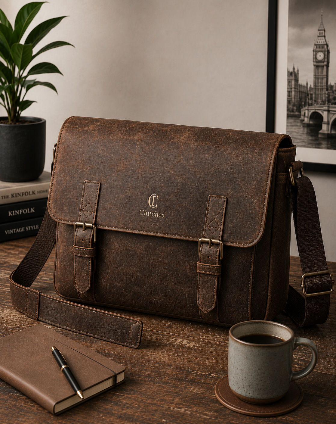 Hartley Vintage Messenger Bag - view 1